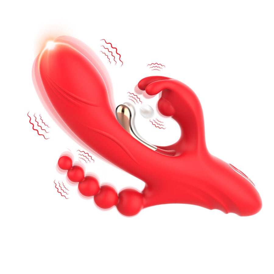 ARMONY – G-SPOT AND CLITORIS STIMULATOR VIBRATOR RED