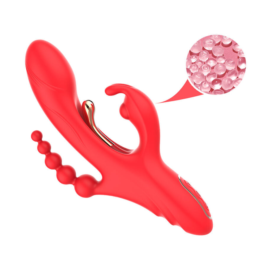 ARMONY – G-SPOT AND CLITORIS STIMULATOR VIBRATOR RED