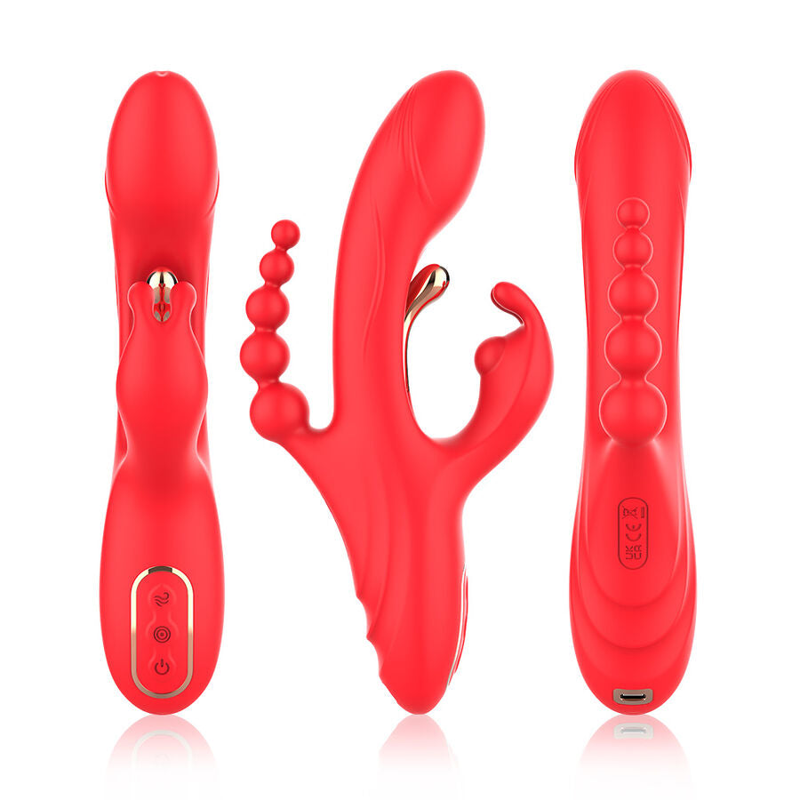 ARMONY – G-SPOT AND CLITORIS STIMULATOR VIBRATOR RED
