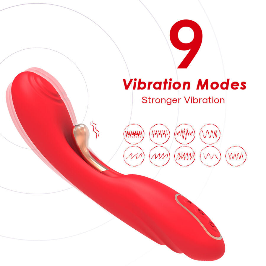 ARMONY – VIBRATORE CON LINGUA OSCILLANTE ROSSO