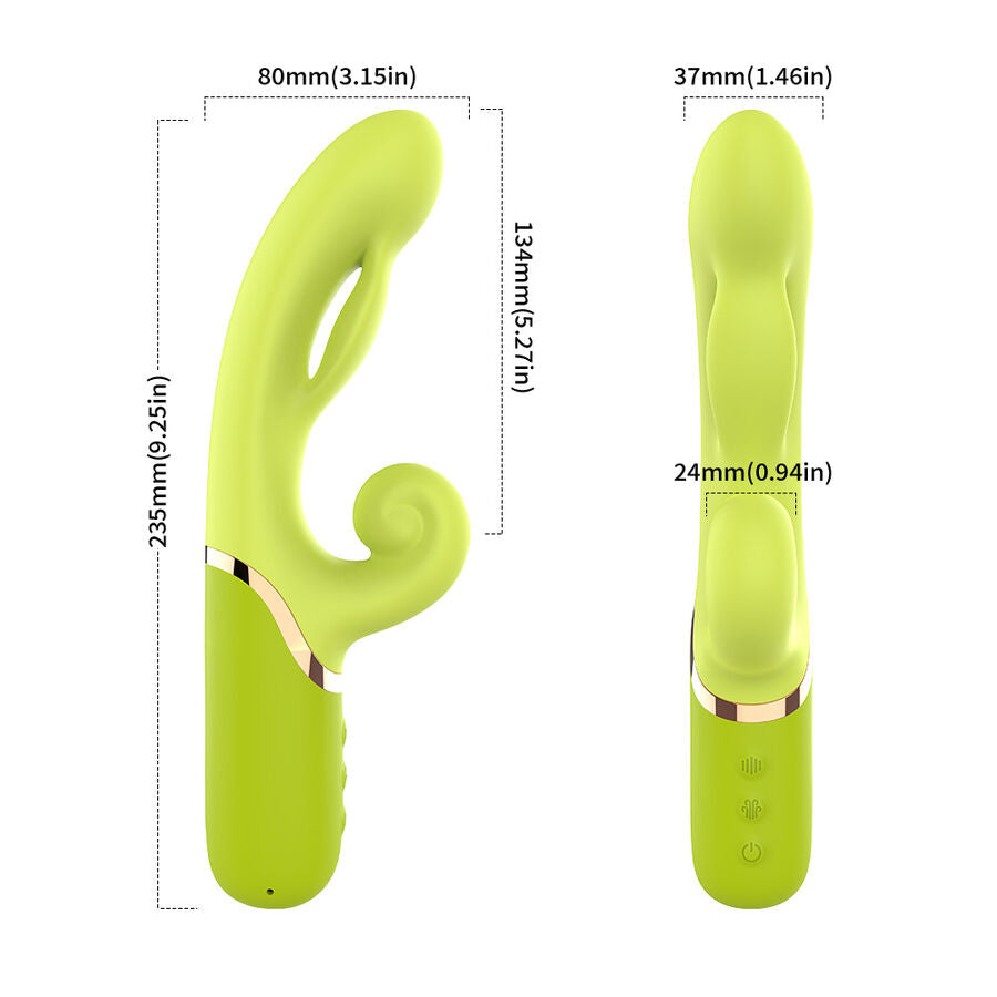 ARMONY – INFLABE POINT A TO STIMULATOR VIBRATOR GREEN