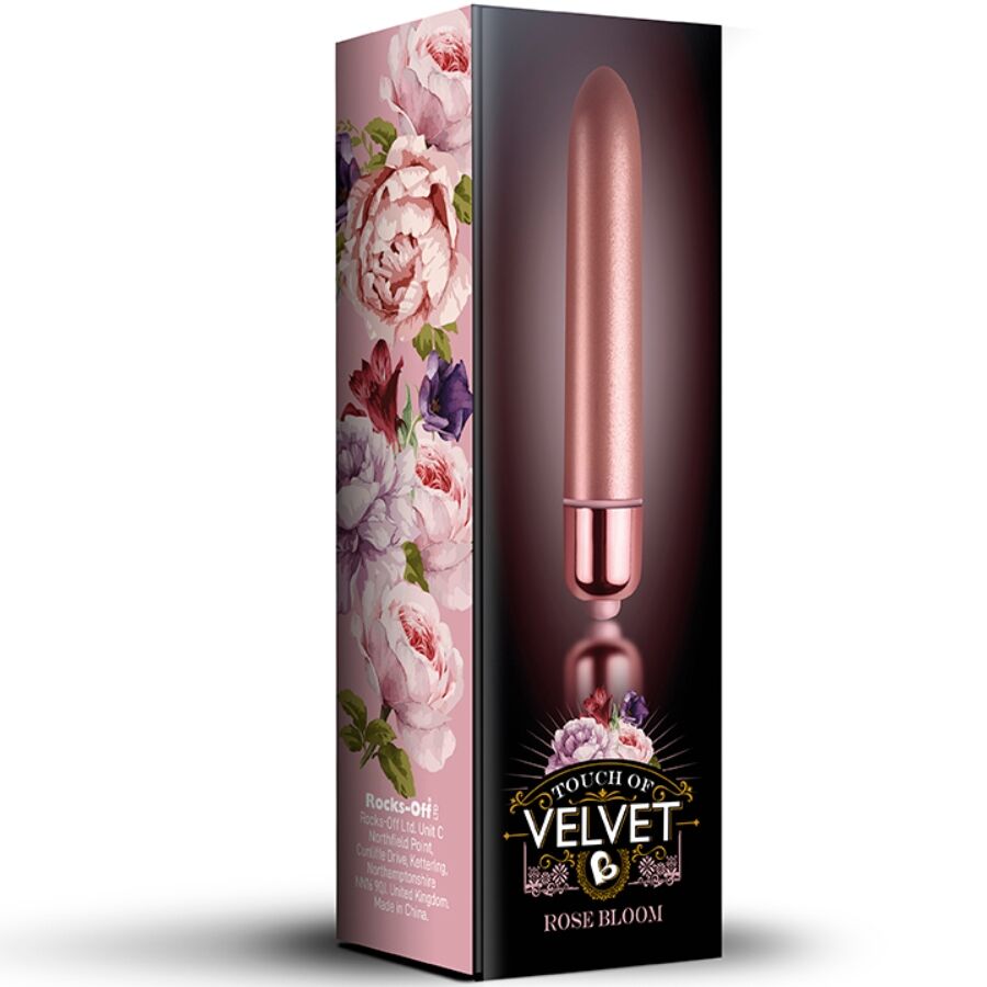 Rocks-Off Touch of Velvet Rose Bloom – Vibrierende Kugel, 10 Geschwindigkeiten