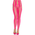 Leg Avenue – Trägerlose nahtlose blickdichte Strümpfe, Neon-Pink