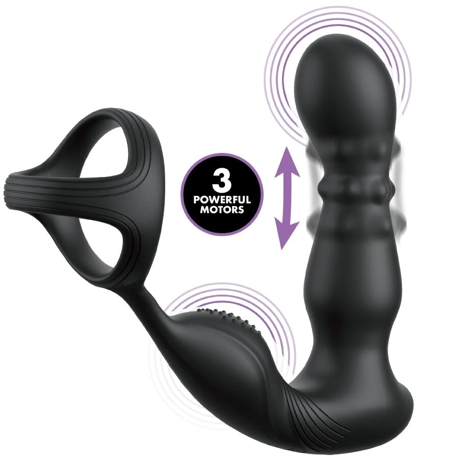 COLLEZIONE ANAL FANTASY ELITE – ANELLO ANALE VIBRANTE E MASSAGGIATORE CON TELECOMANDO
