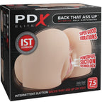 PDX Elite Back That Ass Up – Mega-Masturbator mit Saug- und Vibrationsfunktion