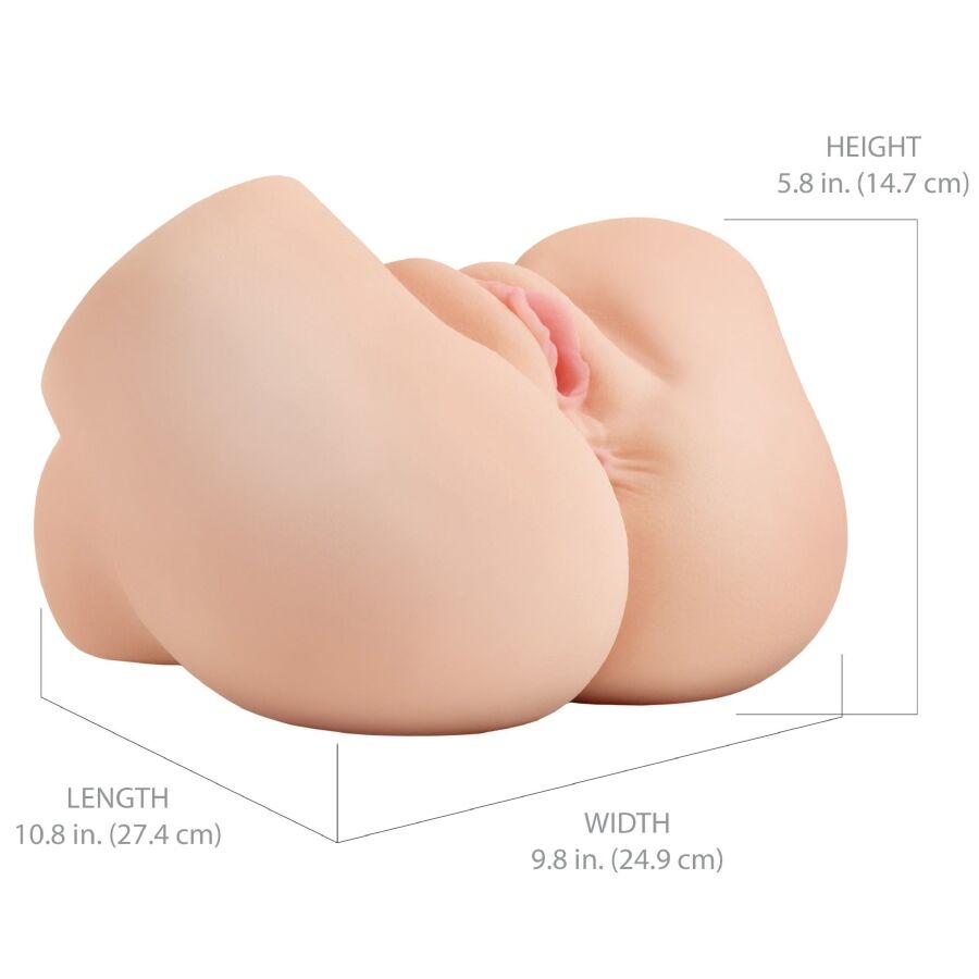 PDX Elite Back That Ass Up – Mega-Masturbator mit Saug- und Vibrationsfunktion
