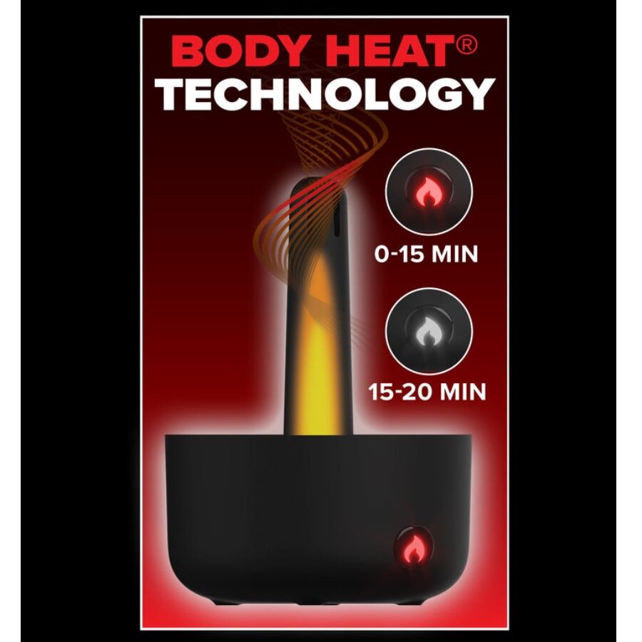 PDX Elite Milk Me Hotter – Automatischer Masturbator mit Stoss-, Vibrations- und Wärmefunktion