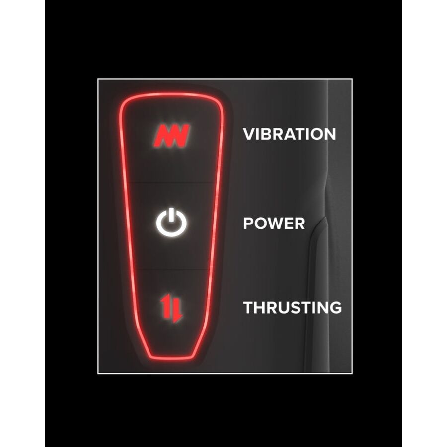 PDX Elite Milk Me Hotter – Automatischer Masturbator mit Stoss-, Vibrations- und Wärmefunktion