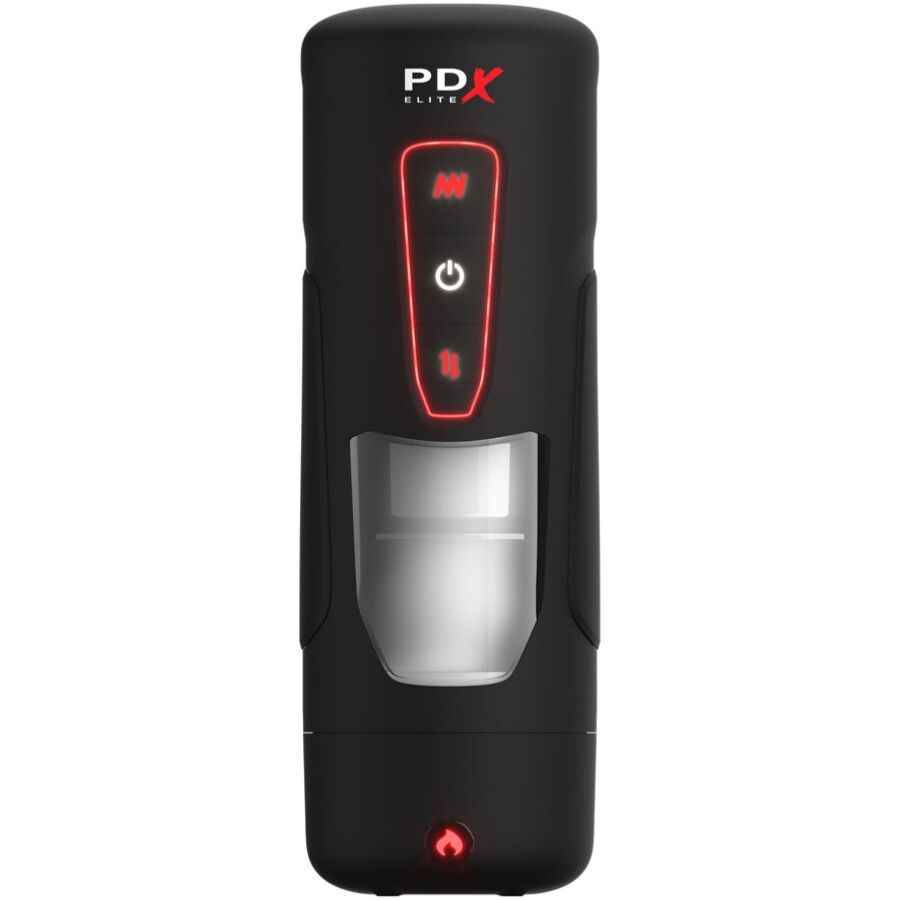 PDX Elite Milk Me Hotter – Automatischer Masturbator mit Stoss-, Vibrations- und Wärmefunktion