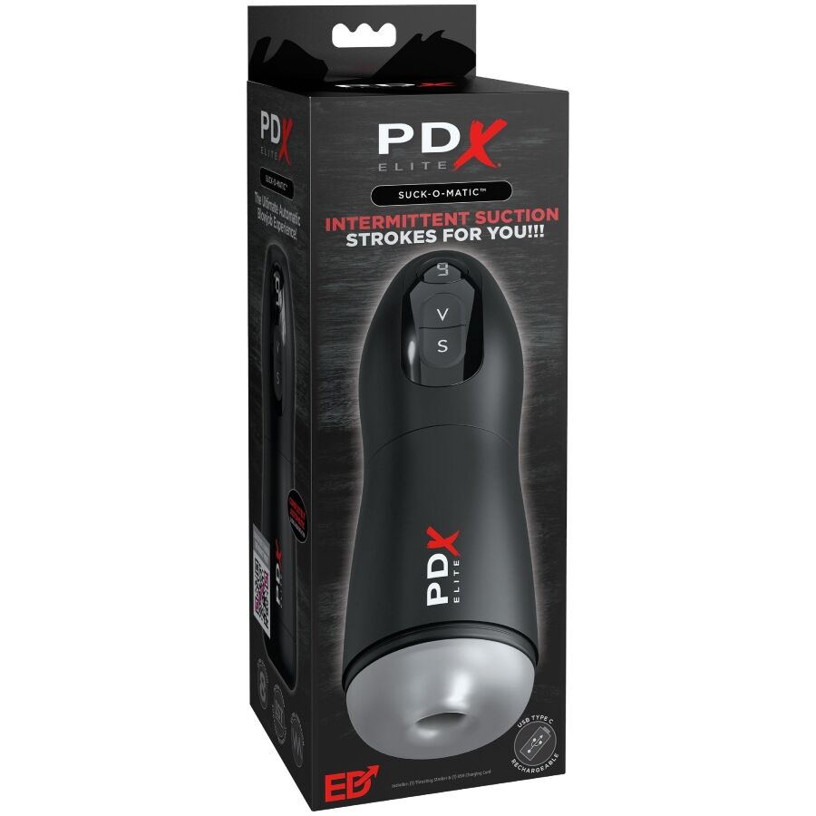 PDX ELITE – MASTURBATEUR À ASPIRATION AUTOMATIQUE SUCK-O-MATIC