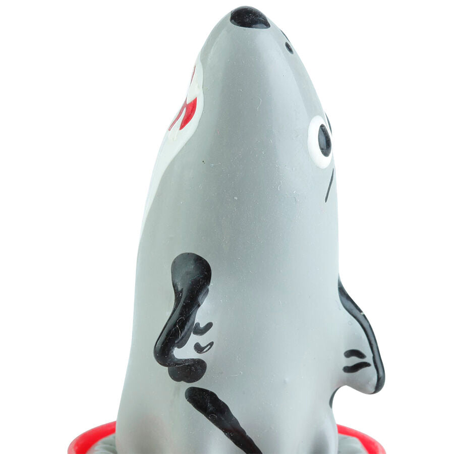CONDOMERIE – PRÉSERVATIFS FANTAISIE PEINTS À LA MAIN MODÈLE REQUIN 1