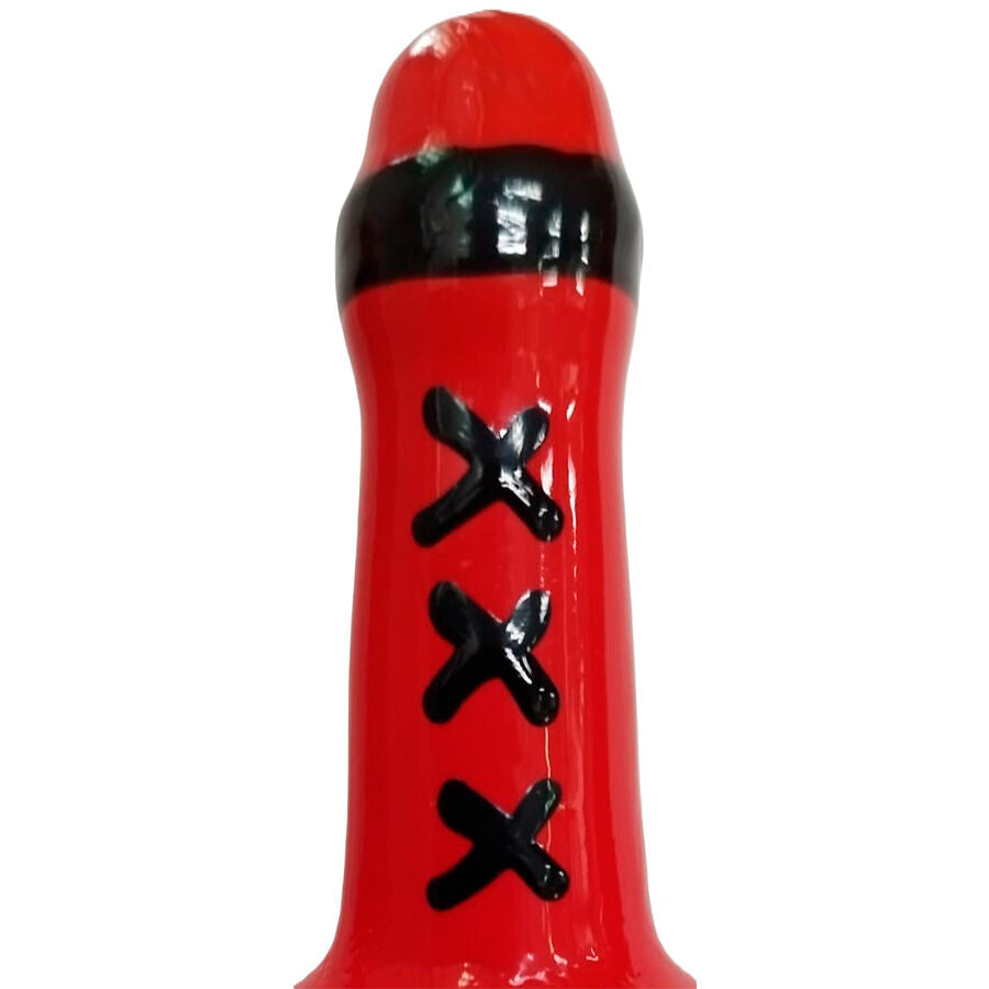 CONDOMERIE – Handbemaltes Neuheitskondom Amsterdam Rot