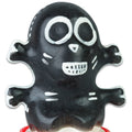 CONDOMERIE – Handbemaltes Neuheitskondom Totenkopf, schwarz