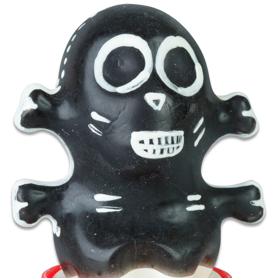 CONDOMERIE – Handbemaltes Neuheitskondom Totenkopf, schwarz