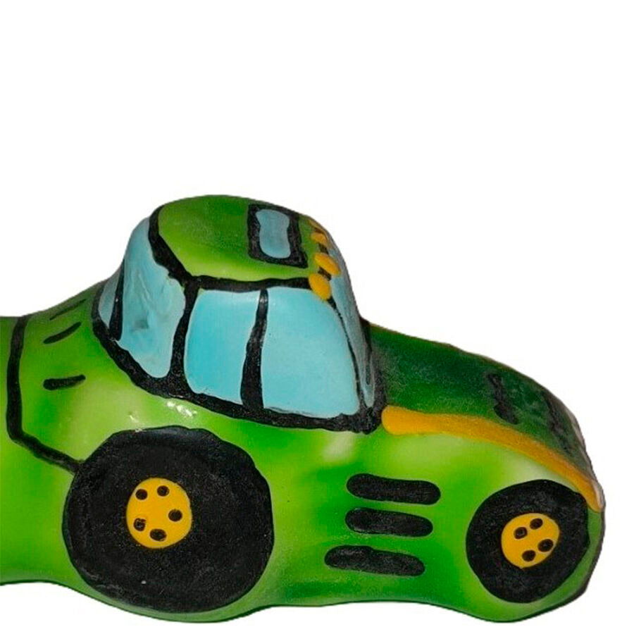 CONDOMERIE – HANDPAINTED NOVELTY CONDOMS TRACTOR GREEN XL