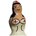 CONDOMERIE – HANDPAINTED NOVELTY CONDOMS NURSE BLACK