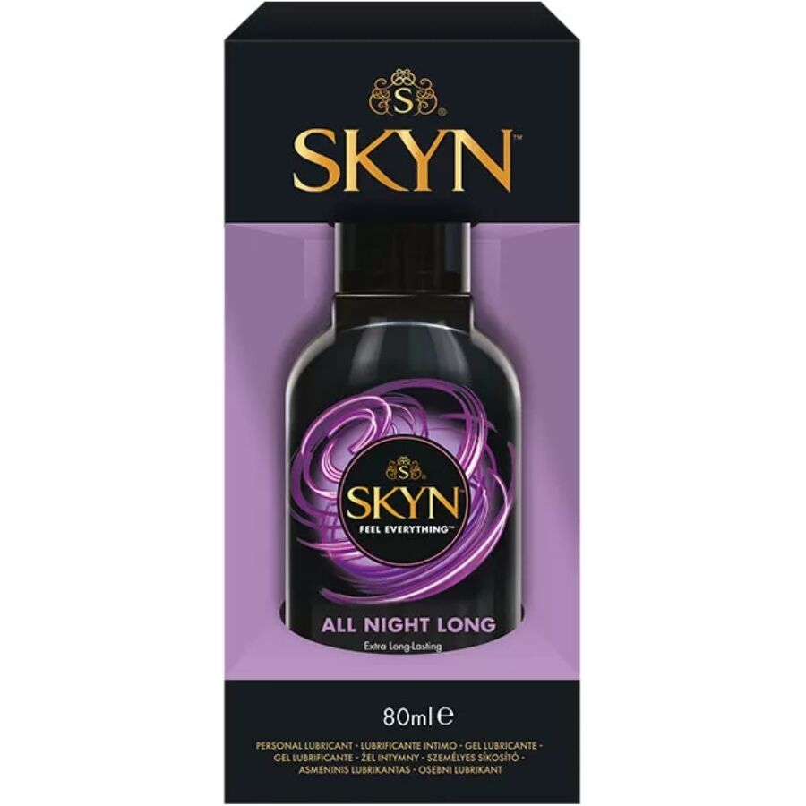 SKYN All Night Long – Gleitmittel auf Silikonbasis, 80 ml