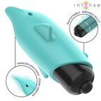 INTENSE – ECHO VIBRATING BULLET DOLPHIN BLUE 8 X 4.7 CM