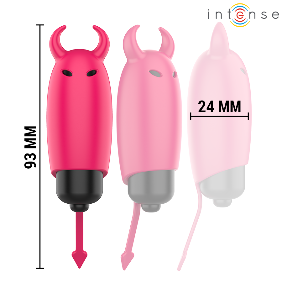 INTENSE – PROIETTILE VIBRANTE SCARLATTO RED DEMON 9,3 X 2,4 CM