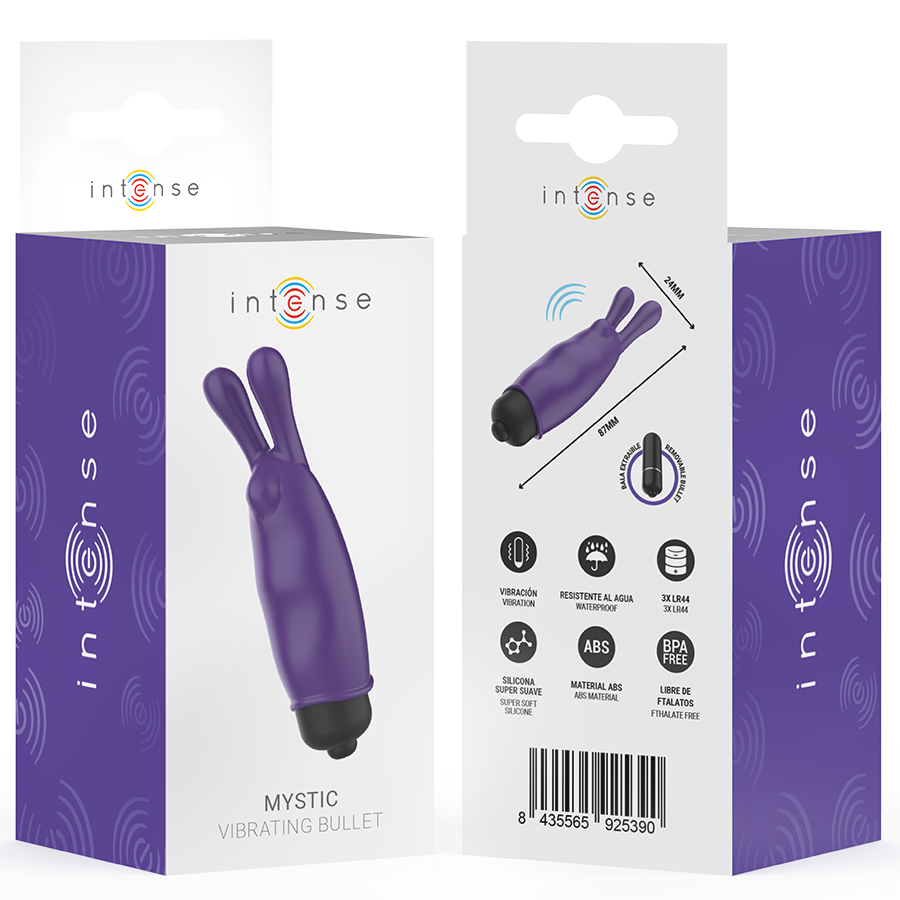 Intense Mystic – Vibrierendes Bullet, lila, 8,7 cm