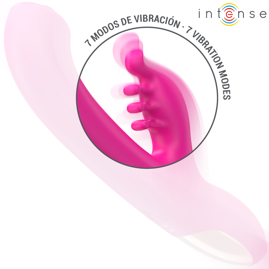 Intense Christina – Multifunktions-Rabbit-Vibrator, 22,5 cm, rosa
