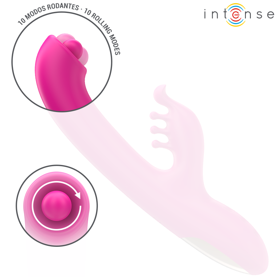 INTENSE – CHRISTINA MULTIFUNCTION RABBIT VIBRATOR 22.5 CM PINK