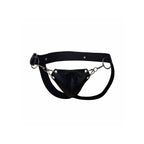 MOB Dungeon – Jockstrap con stampa nera, taglia unica