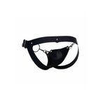MOB Dungeon – Jockstrap con stampa nera, taglia unica