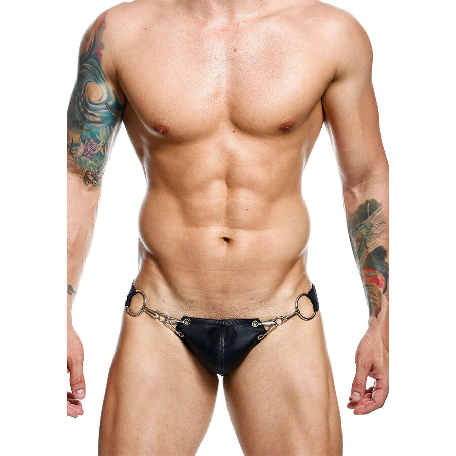 MOB Dungeon – Jockstrap con stampa nera, taglia unica