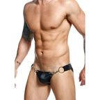 MOB Dungeon – Jockstrap con stampa nera, taglia unica