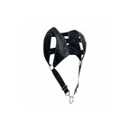 MOB Dungeon – Schwarzes Harness mit oberem Cockring, Einheitsgrösse