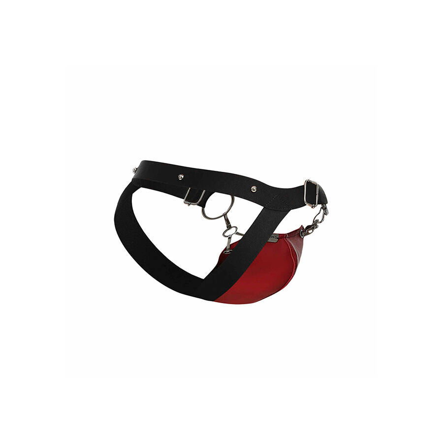 MOB Dungeon – Snap jockstrap, red, one size
