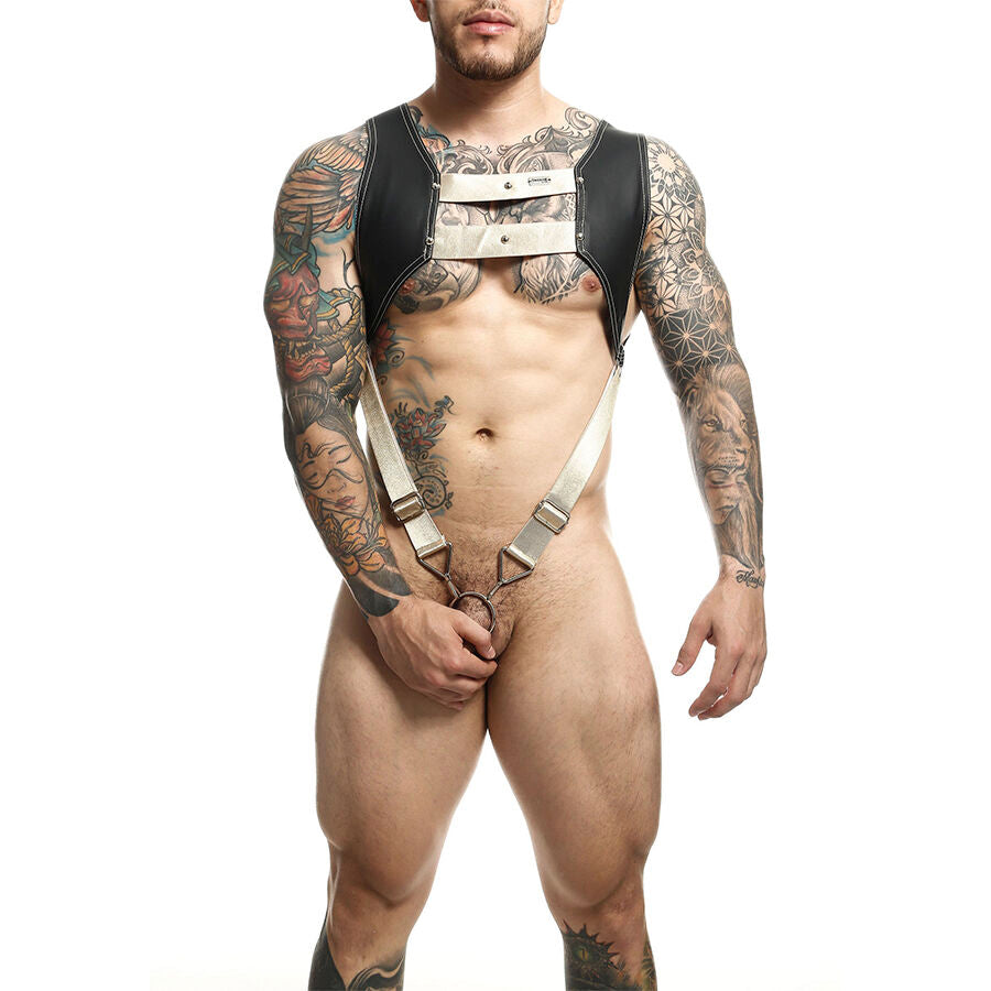 MOB Dungeon Cropped – Harness with cock ring