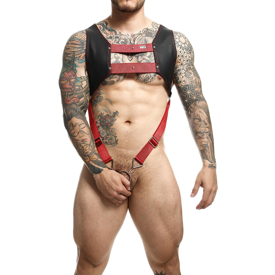 MOB Dungeon Cropped – Harness with cock ring