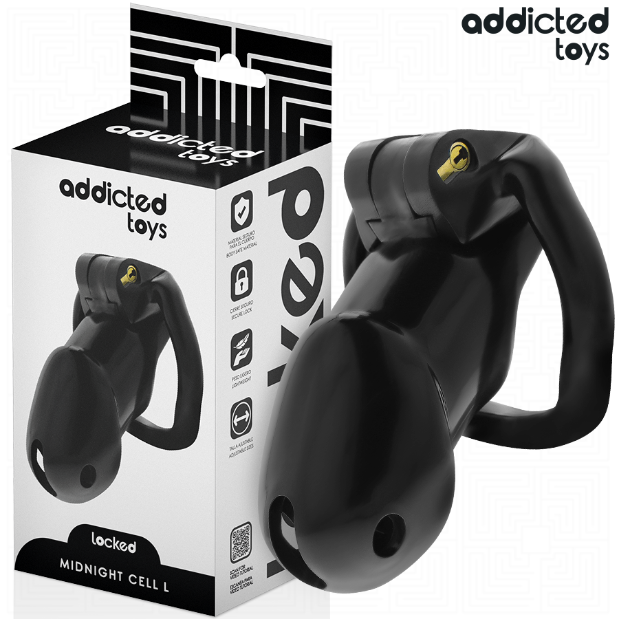 ADDICTED TOYS LOCKED – MINDNIGHT CELL CAGE À PÉNIS TAILLE