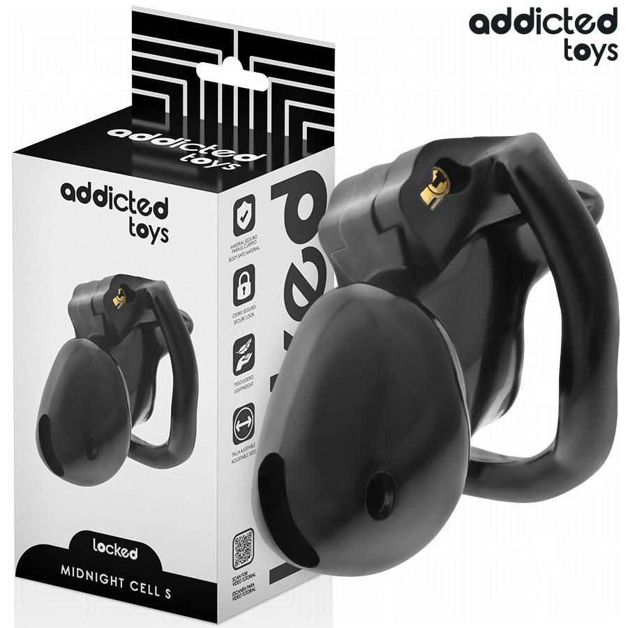 ADDICTED TOYS LOCKED – MINDNIGHT CELL CAGE À PÉNIS TAILLE