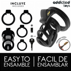 ADDICTED TOYS LOCKED Golden Cage – Metall-Peniskäfig, 8,5 cm
