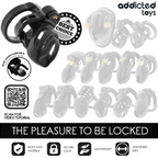 ADDICTED TOYS LOCKED – GABBIA PER PENE CON BLOCCAGGIO ETERNO 9 CM