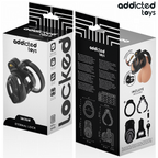 ADDICTED TOYS LOCKED – GABBIA PER PENE CON BLOCCAGGIO ETERNO 9 CM