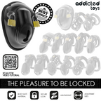 ADDICTED TOYS LOCKED – KEYLESS RESTRAINT PENIS CAGE 11.5 CM