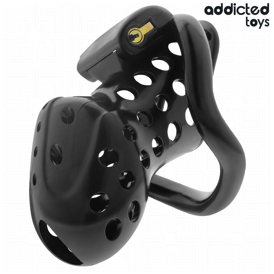 ADDICTED TOYS LOCKED – Angeketteter Hohlpeniskäfig, 10,5 cm