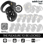ADDICTED TOYS LOCKED – CAGE À PÉNIS SILENCIEUSE 7,5 CM