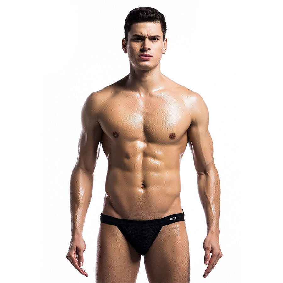 MOB – Black fetish swim jockstrap