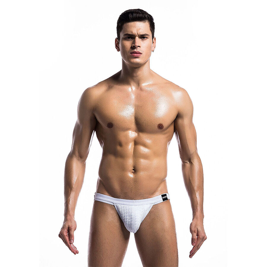 MOB – White fetish swim jockstrap
