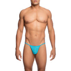 MOB – Perizoma a T trasparente color acqua