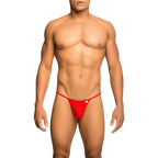 MOB – Transparenter T-Tanga in Rot