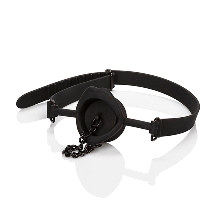 CALEXOTICS – SCANDAL GAG WITH BLACK SILICONE PLUG
