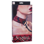 CALEXOTICS Scandal – Halsband mit Leine, schwarz