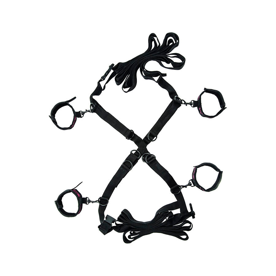 CALEXOTICS Scandal – Bettkreuz-Fesselset