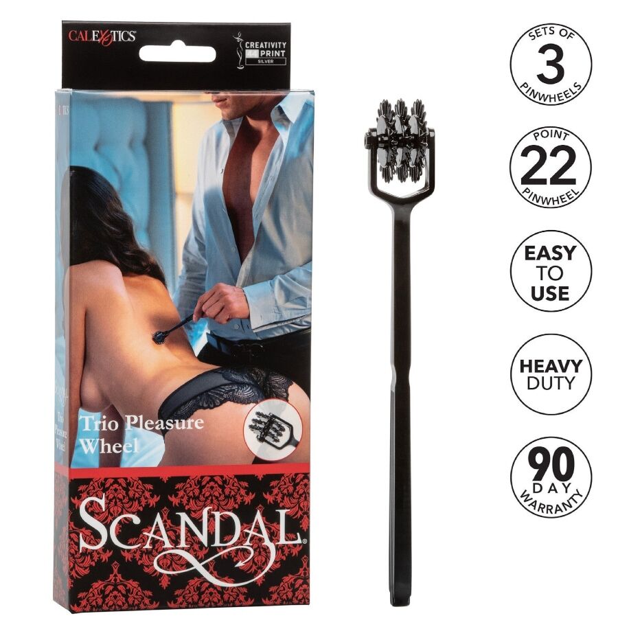 CALEXOTICS Scandal Trio – Pleasure Wheel mit 3 Stachelrädern